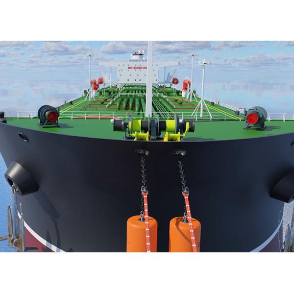 Cadeia cilíndrica offshore de suporte de bóia Cadeia através de bóias de tipo