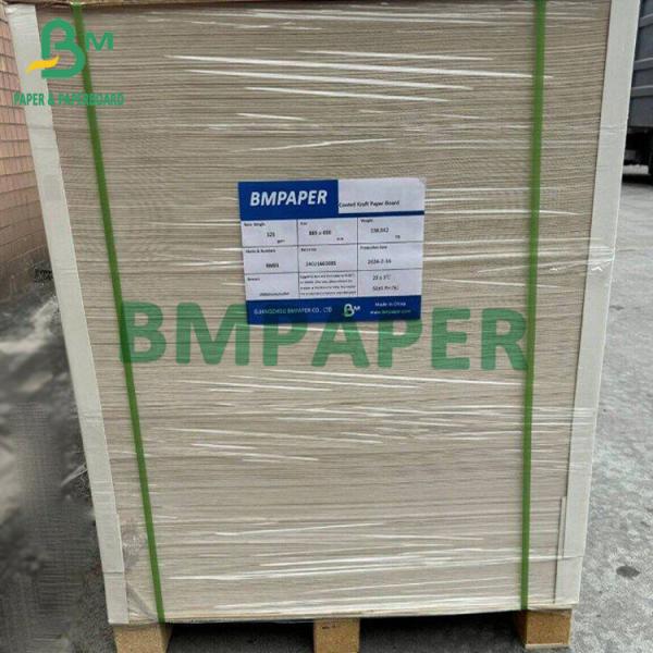 270 g 325 g de cartón Kraft de calidad alimentaria revestido de una sola doble cara Kraft blanco de dos colores