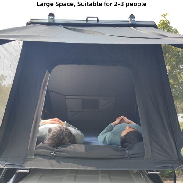Ultra-Thin Roof Top Tent 12cm Aluminum Hard Shell 210x130cm