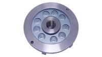 le contrôle de 27w IP68 RGBW DMX a mené la lumière sous-marine d'acier inoxydable de la lumière 316 de fontaine