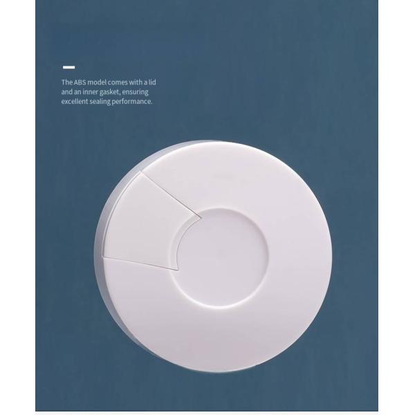 New cosmetic packaging 15g/30g/50g white-cap with measuring spoon facial cream bottle - travel-sized dispensing jar