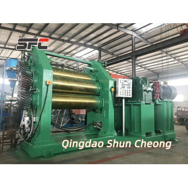 1400MM PLC Controlled Electric Heating Rubber Calender Machine for Precision Rubber Sheet Production