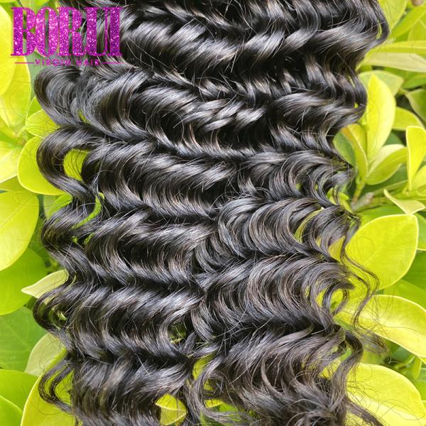 100% Unprocessed Cuticle Aligned Hair Vendors , Loose Deep Wave Peruvian Hair