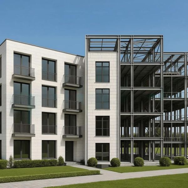 Q355B High Strength Steel Structure Hotel
