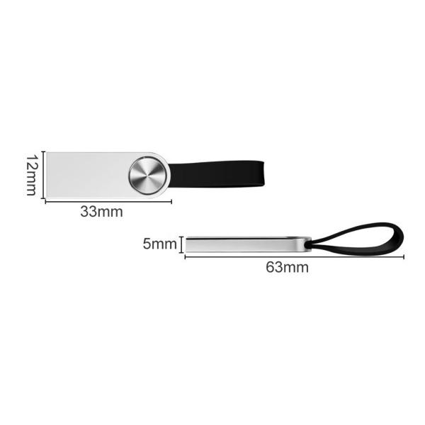 Обломоки UDP привода USB металла OEM 32GB 64GB 2,0 внезапные с талрепом