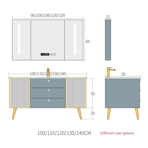 Led Mirror Light Accessories Luxury Bathroom Cabinets Custom Furniture
