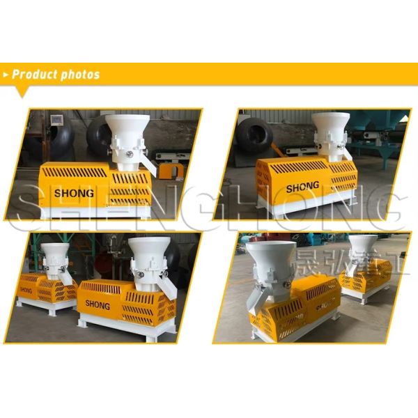 Cow Manure Fertilizer Pellet Machine , Carbon Steel / SS Granules Manufacturing Machine