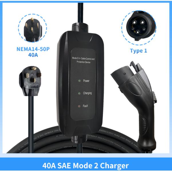 Заряжатель Ev типа 1 AC 3.5kw 7kw 22kw 16A 32A 40A типа 1 для электротранспорта