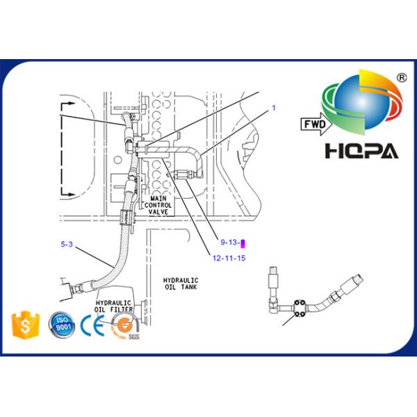 106-0179 переключатель Э312Б датчика давления 20ПС767-7 для запасных частей экскаватора