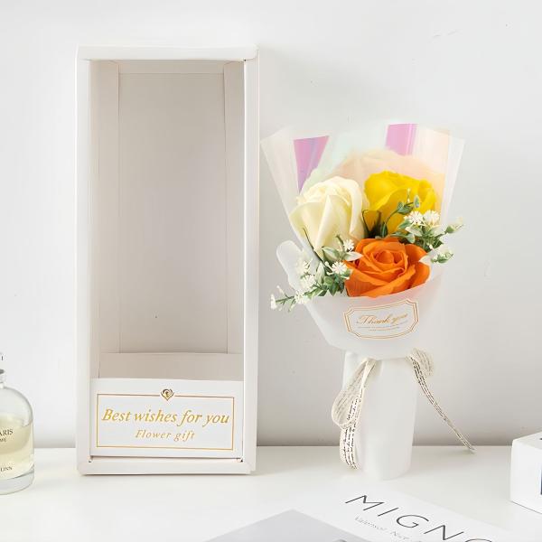 Artificial rose bouquets, soap flowers, artificial flowers, graduation season souvenirs, gift boxes, cross-border wholesale for festivals