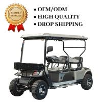 Vente en gros de chariot de golf véhicule utilitaire électrique Chariot de golf 2 4 6 8 10 places Chariot de golf de luxe
