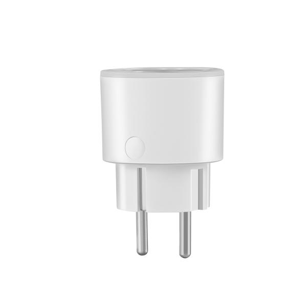 EU WiFi Smart Plug Mini Outlet with Energy Monitoring, Works with Amazon Alexa Echo and Google Assistant,