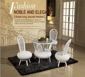 Rattan Wood White Color Series 10