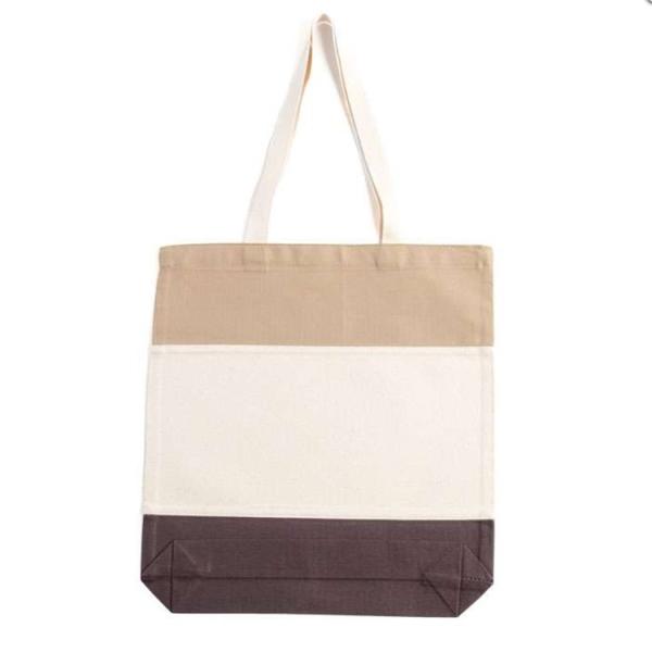 Custom Printed Cotton Canvas Shopping Carry-On Bag with Recycled Features Any Size