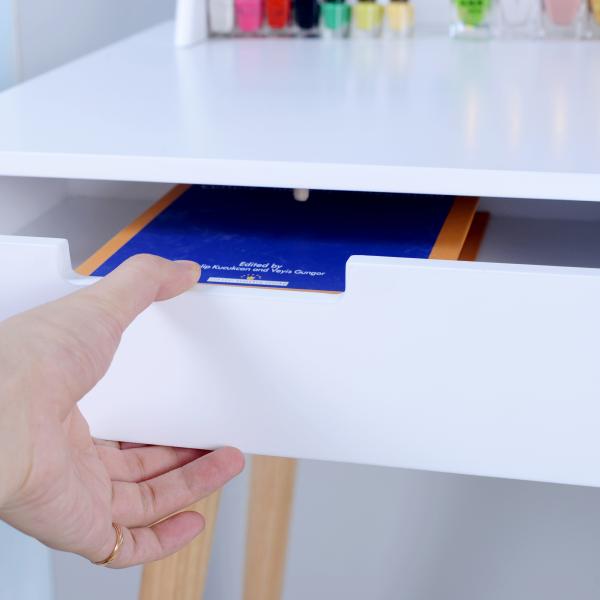 el escritorio de madera de la sala de estar de la altura de los 87cm golpea abajo el escritorio de madera del MDF