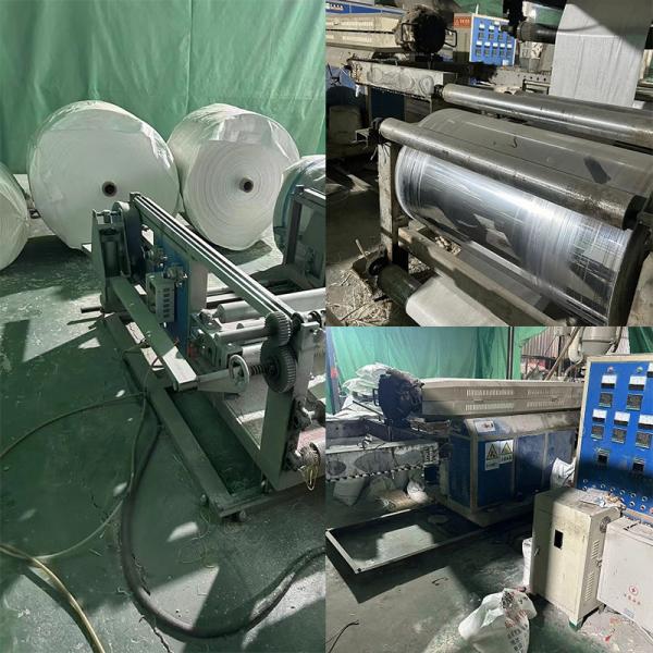 Plastic Woven Bag Used Extrusion Lamination Machine For Chemical Fertilizer Grain Cement Bag