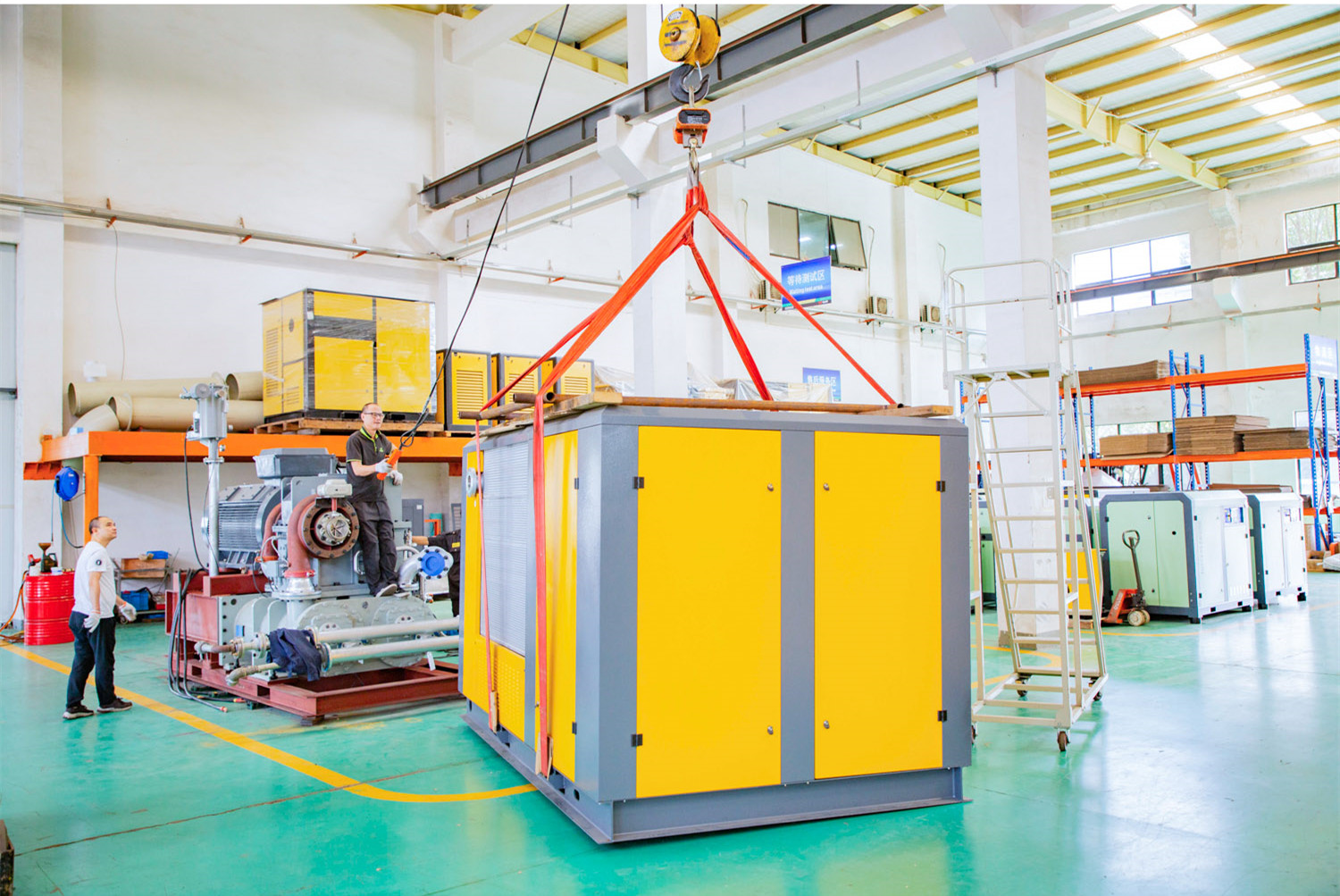 Компрессор воздуха винта воздушного охлаждения VFD ISO 75kw 8bar