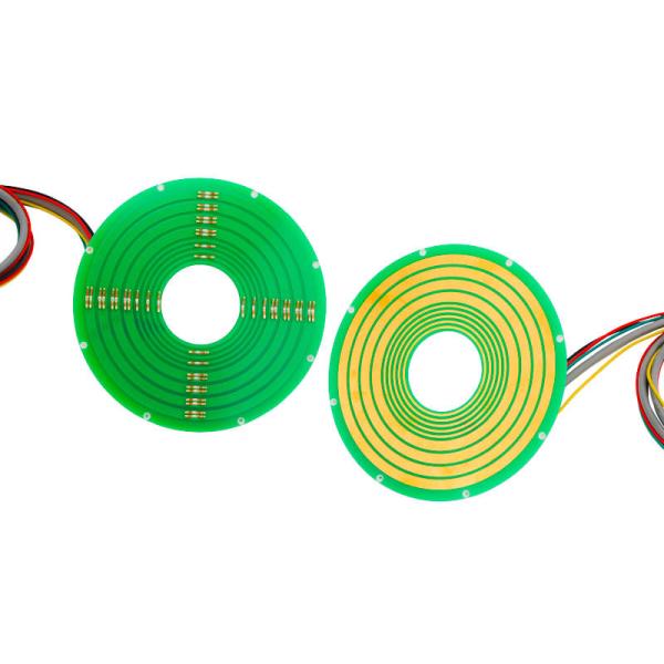Deslizamento Ring Transmitting 12A atual e 100M Ethernet Signal da panqueca de 8 circuitos