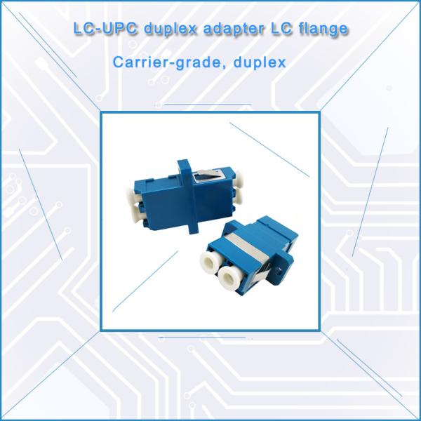 Потеря соединителя 60db Returen SC LC UPC переходников оптического волокна фланца дуплекса голубая