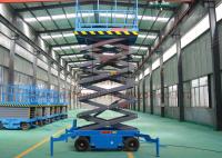 o móbil do impulso da mão do trabalho aéreo da carga 2300kg Scissor elevadores remove o controle
