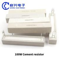 China fábrica Resistor 1W 2W 3W 5W 11W 15W 17W 20W 25W cerámica Resistor de cemento Resistores de cemento