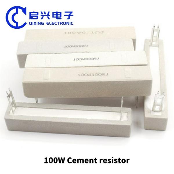 China fábrica resistor 1W 2W 3W 5W 11W 15W 17W 20W 25W resistor de cimento cerâmico resistores de cimento