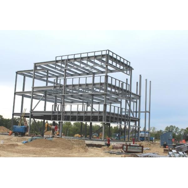 Подгонянная конструкция стальной портальной рамки Q355B/Q235B полуфабрикат стальная