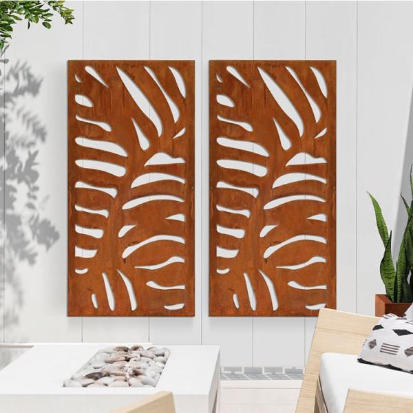 Защита от погоды панелей уединения Кортен продуктов сада металла искусства декоративная стальная