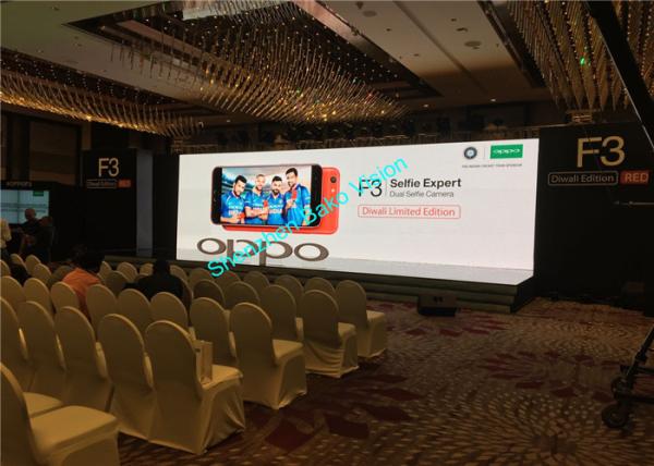 P4 Indoor Fixed Small Pixel Pitch Led Screen Full Color For Advertising Videl Wall