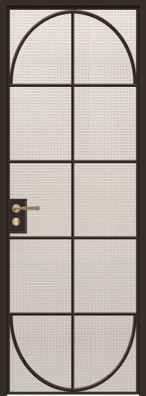 Aluminum Alloy Bathroom Swing Door For Interior Spaces
