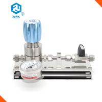 Panneau de commande secondaire USD 500PSI solides solubles 316L d'azote pour l'analyse de gaz de laboratoire