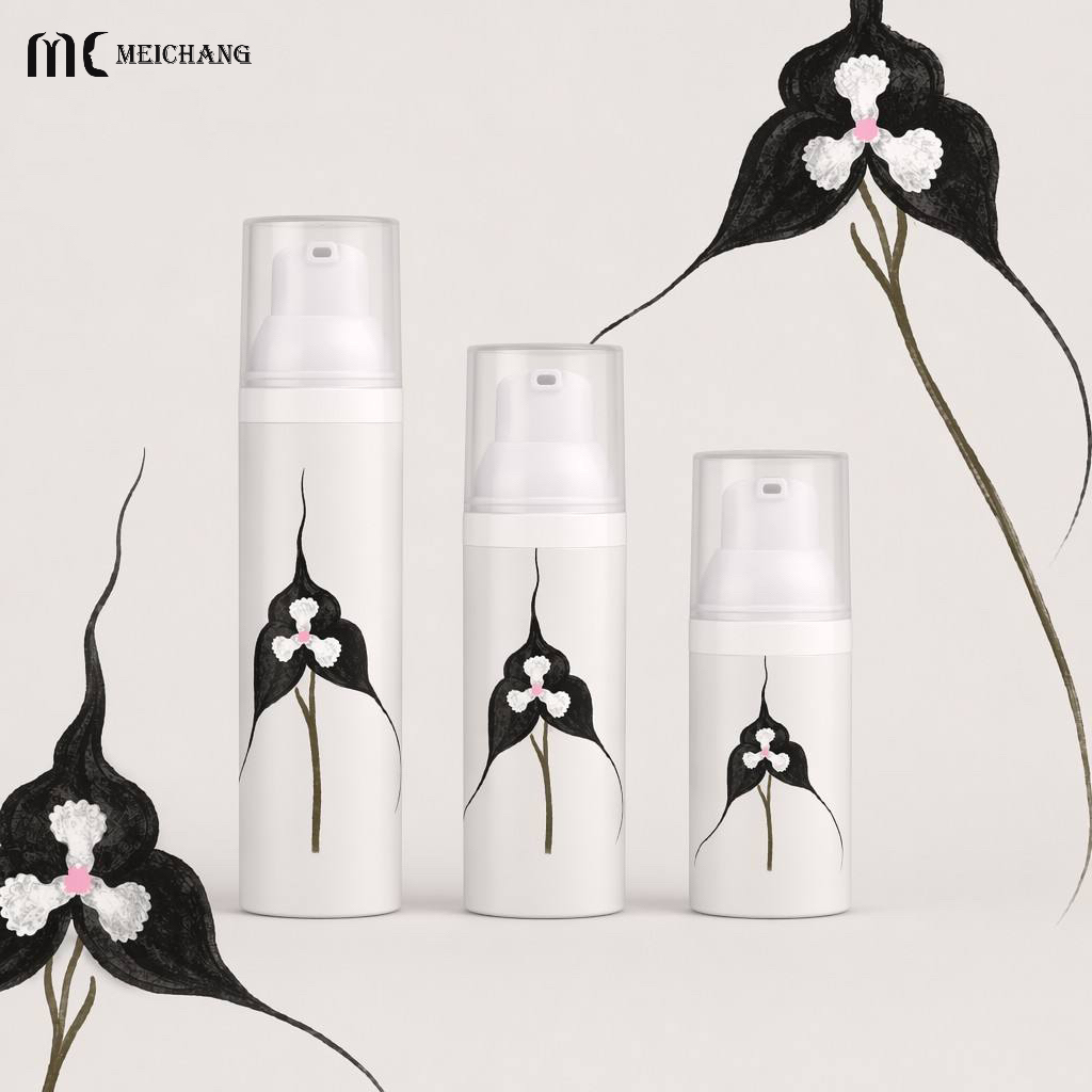 30ml 50ml 75ml Refillable PP Airless Lotion Pump Bottle for Eye Cream and Skincare Packaging(MC-228)