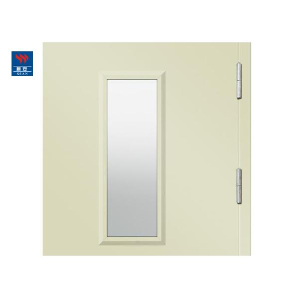 Fire Rated Glass Glazed Metal 90min Steel Fire Exit Doors