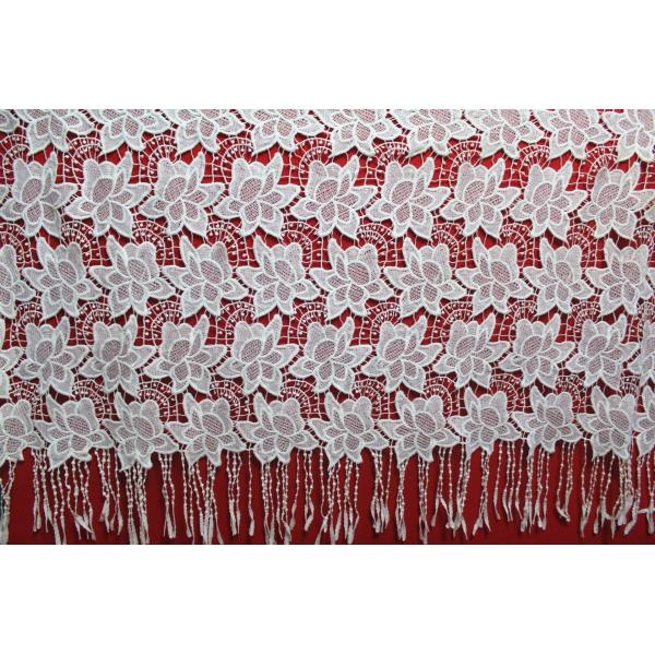 Garment Accessories Chemical Lace Fabric Water Soluble Embroidery lace fabric in Different Color