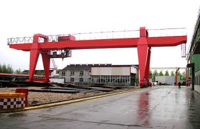50T 2 Hooks Gantry Overhead Crane Cabin Control Pendant Control