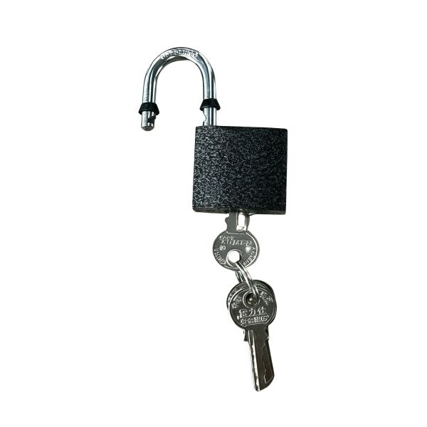20-75mm Solid Iron Body with Plastic Painted Surface Waterproof Painted Iron Padlock