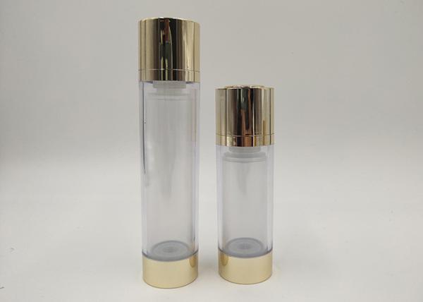 High Grade Airless Cosmetic Bottles And Jars AS ABS Plastic Eco Friendly