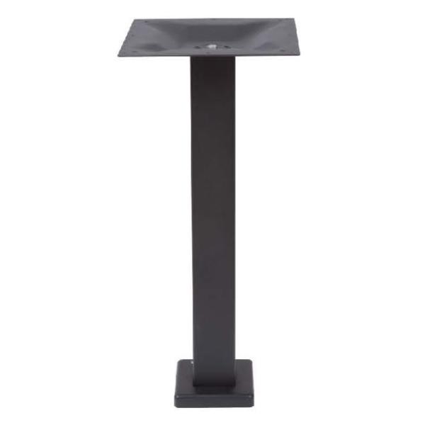 Bolt Down Metal Table legs Dining Table Base Black Wrinkle 28'' / 41'' Height