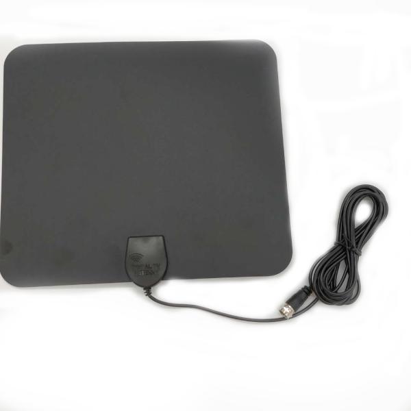 30DBI Gain Ultra Thin HD Television Antennas 80 Miles Range Indoor Satellite Type With 3M Cable