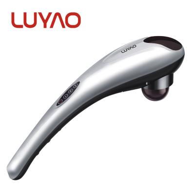 4 Speeds Grey Vibrating Rechargeable Magic Wand Massager With Time Setting