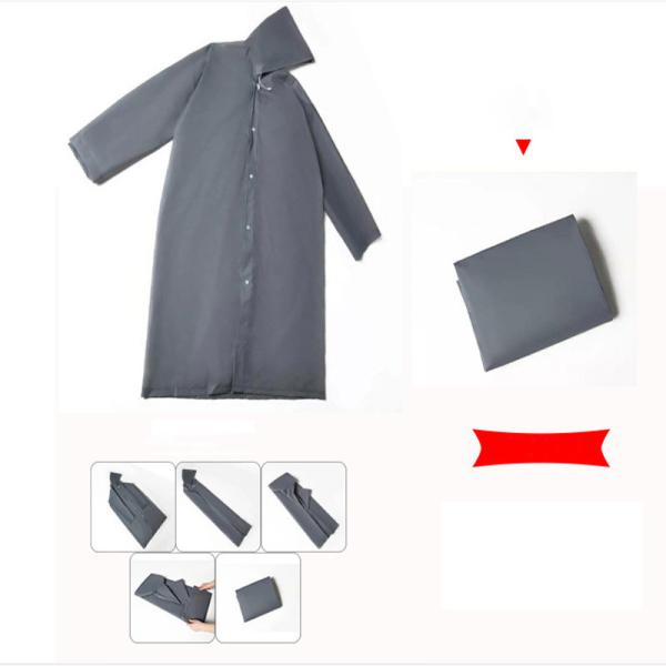 Reusable Biodegradable Rainwear Adult Women's Waterproof Raincoat for Outdoor