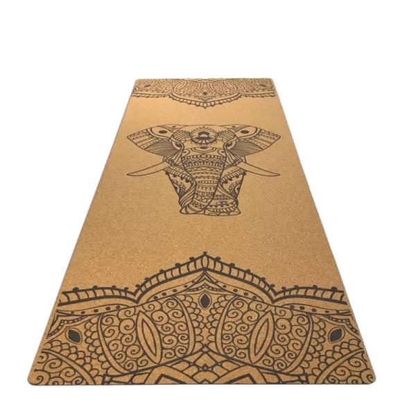 Cork Yoga Mat,Patterned Design, thermal transfer printing ECO-Friendly Yoga Mat,Gym Mat