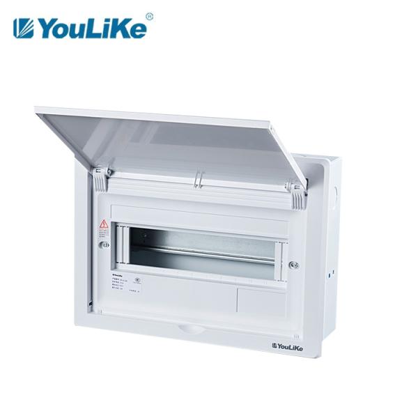 12 Way Electrical  DB Box Metal Base Power Distribution Box For MCB