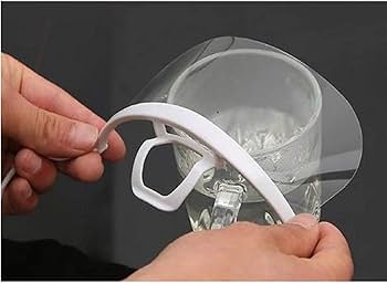 Hubei Haixin Clear Transparent Face Anti-Fog Sanitation Mask with Plastic Visor Mouth Shield Hygiene Food Mask