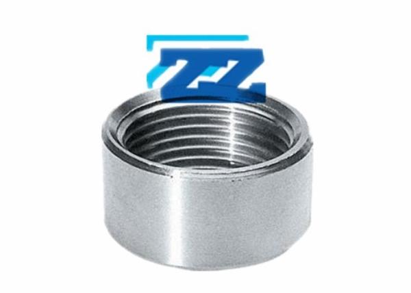 BSPP Half Coupling Alloy Steel Pipe Fittings 2  6000 # ASTM A182 F9 Female Thread Connection
