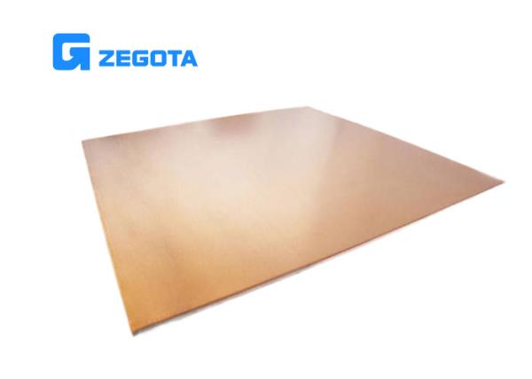 Electronic Industry Copper Clad Aluminum Sheet High Electric Conductivity