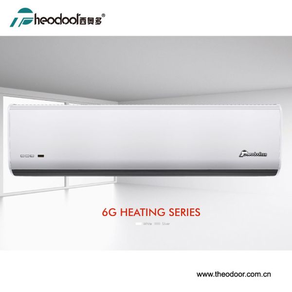 Théodoor série 6G chauffage de l'air rideau barrière de porte Convient pour les restaurants, hôtels, magasin 0,9m-1,8m