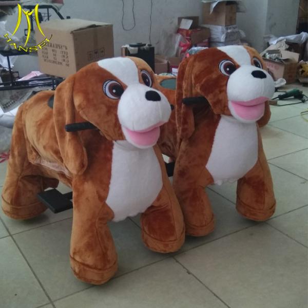 Hansel  theme park equipment for sale kids coin operated plush ride on unicorn