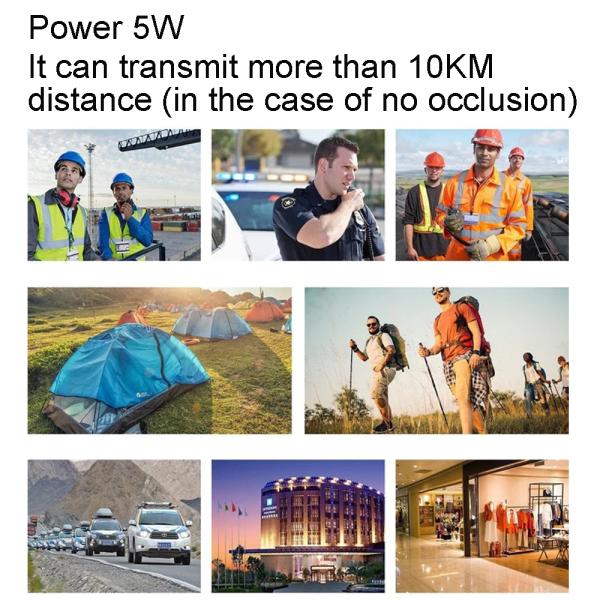 BF888S Two Way Radio 5W Output Power 400-470MHZ Frequency and Handheld Terminal Style