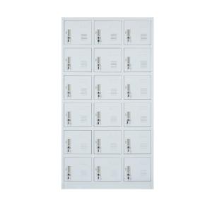 3 линии 18 шкафчиков металла шкафа дверей многофункциональных стальных